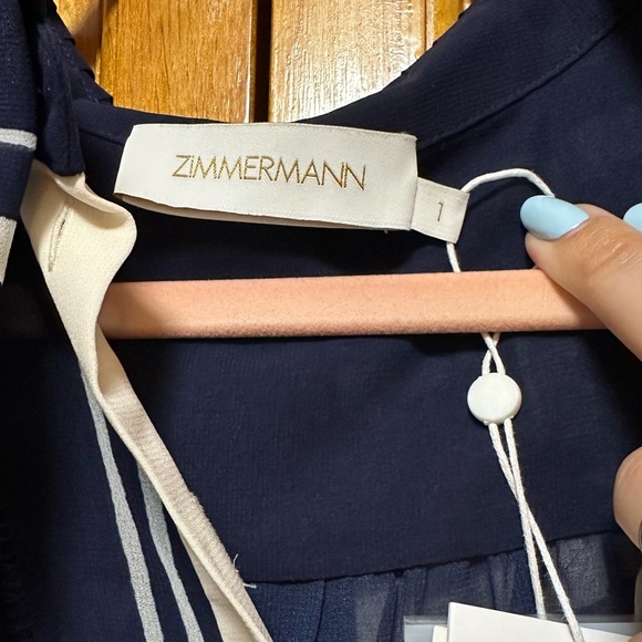 Zimmermann Sailboat Printed Blouse - Top - Size 1 - Picture 6 of 9